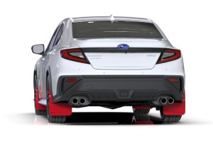 Subaru WRX Mud Flap - Rally Armor - UR Black Logo - Red - `22-`25 Subaru WRX Mud Flap - Rally Armor - UR Black Logo - Red - `22-`25